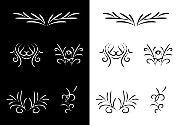 Download Decorative Border in Retro Style - Retro style Collection