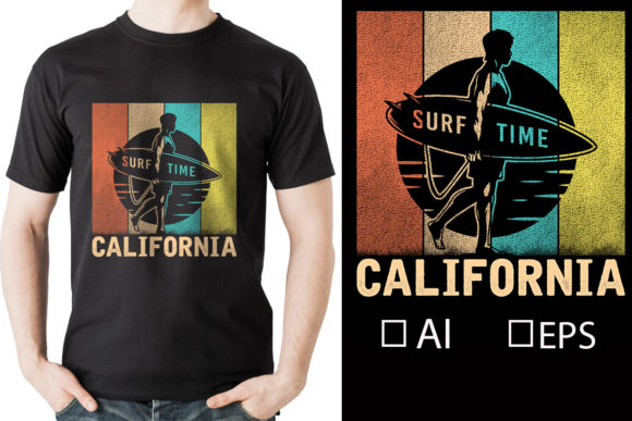 Download Surf Rider Vintage Retro Style - Retro style Collection